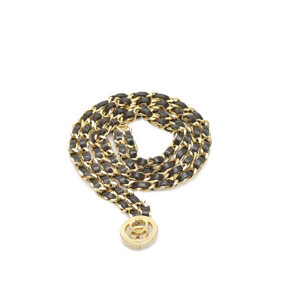Chanel CC Chain Belt Black