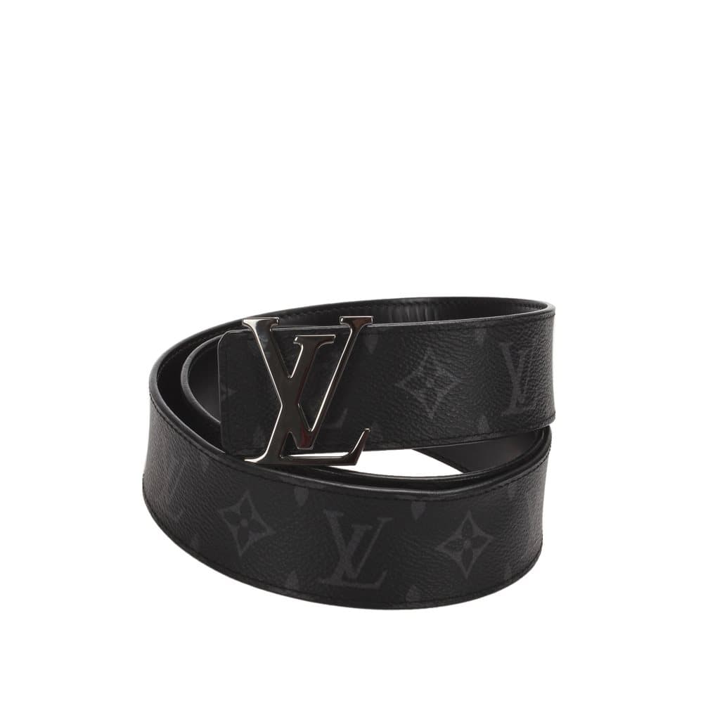 Louis Vuitton Monogram Initiales Belt Black