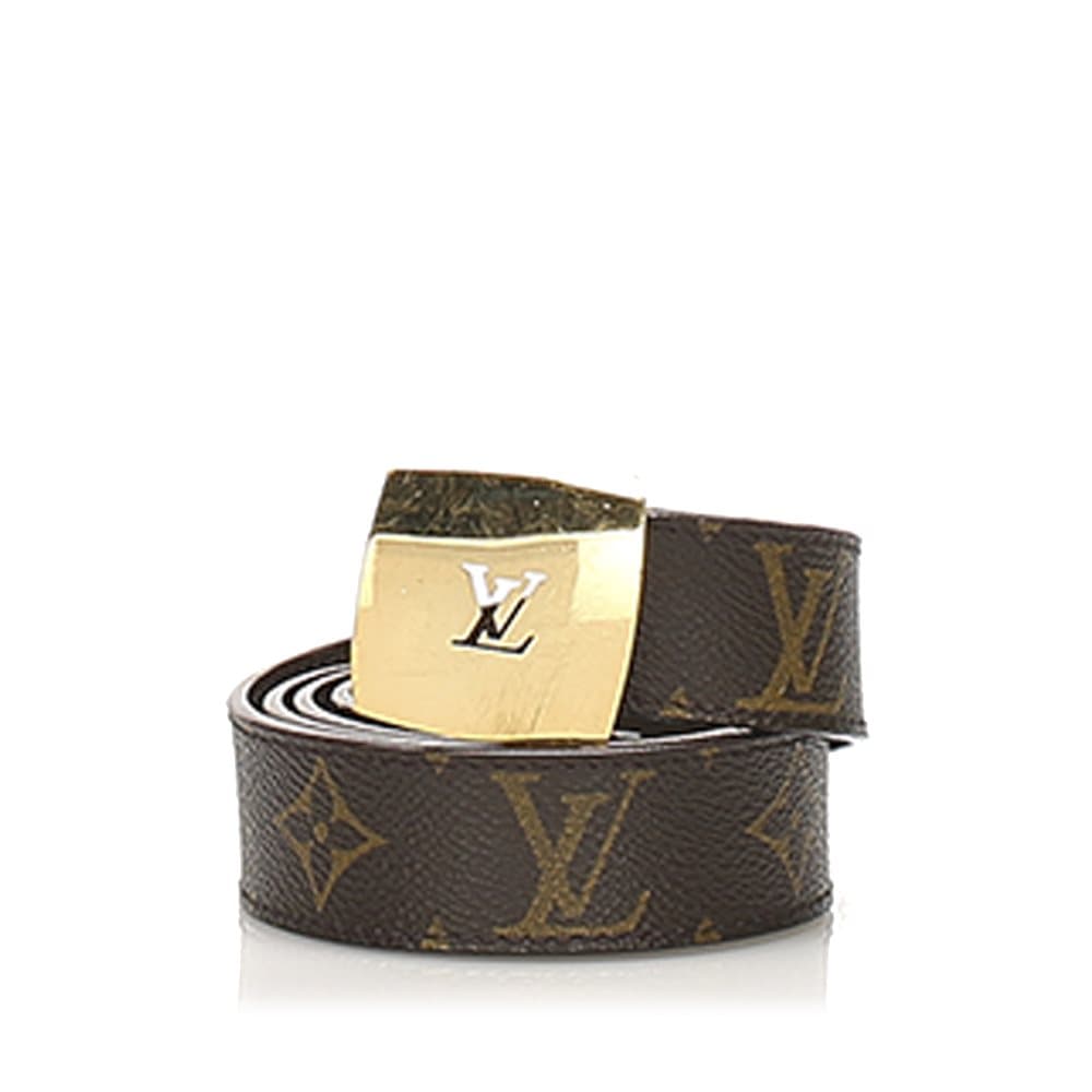 Louis Vuitton Monogram San Tulle Belt Brown