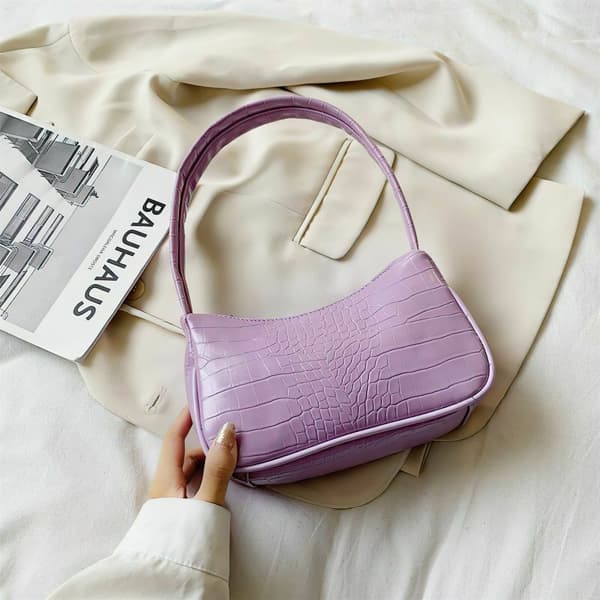 Crocodile Pattern Women's Trendy Shoulder Bag