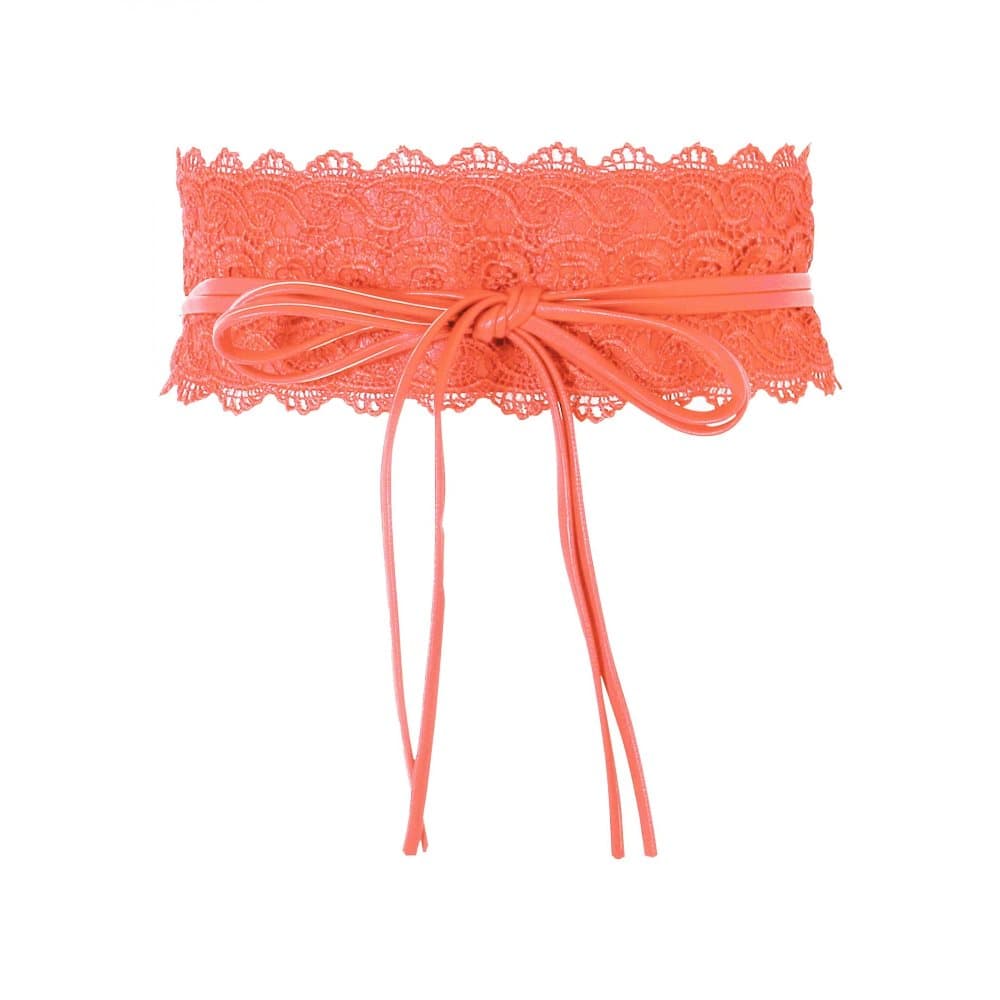 Krisp Kvinnor/damer med spets och virkat midjebälte