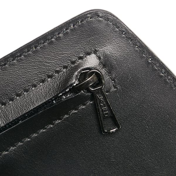 Pre-owned Dior Leather Saddle Belt Black