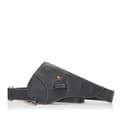 Miniatyrbillede 1 af 8: Pre-owned Dior Leather Saddle Belt Black