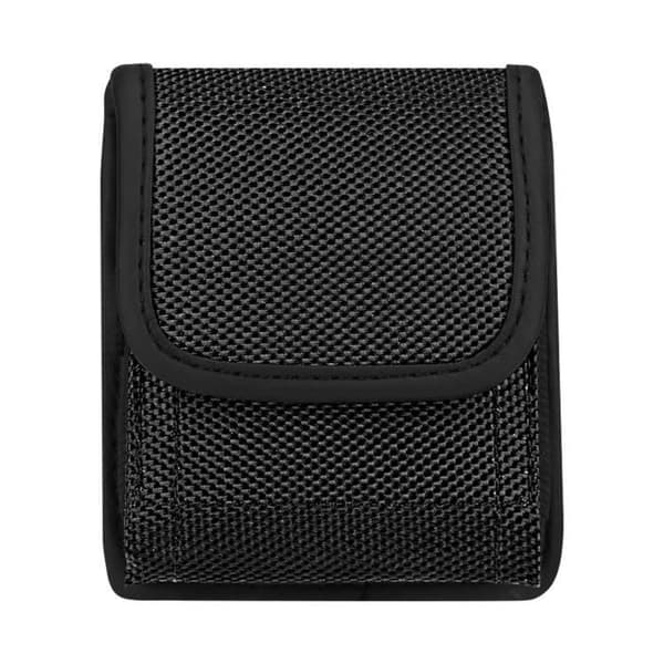 Bältesfodral för Samsung Z Flip nylon Kardborrbandsfäste Svart