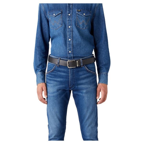 Wrangler Vyö 2sided Musta 105 cm Mies