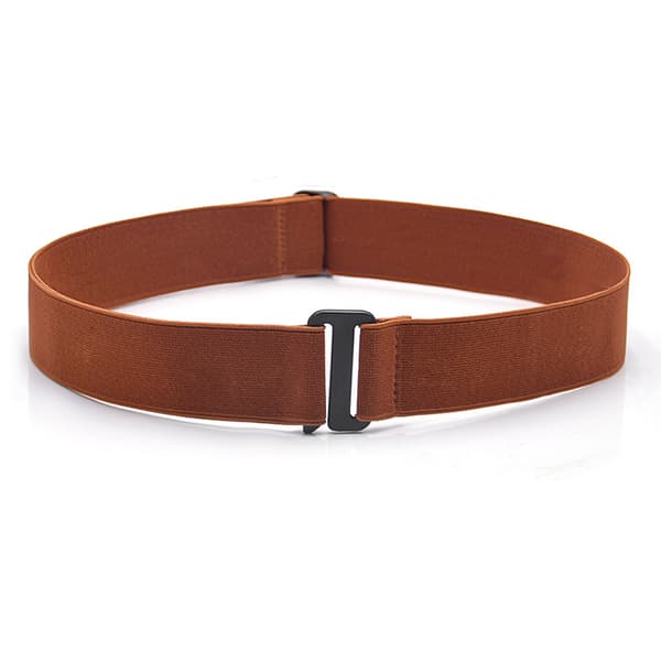 INF Bulky genser Tuck Band, justerbart elastisk belte for jeans 3-delt Hvit+ svart + brun