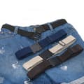 Miniatyrbillede 3 af 4: INF Justerbart elastisk bælte til jeans Sort
