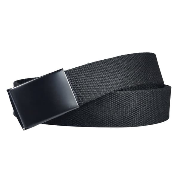 Casual lærredsbælter med metalspænde