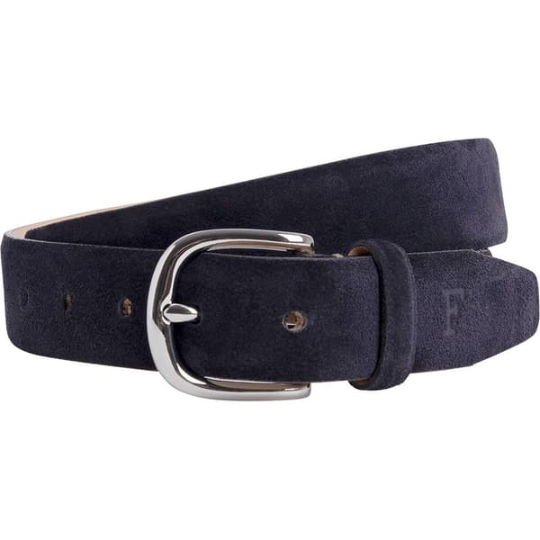 FaÇonnable Suede Bälte Blå 95 cm Man