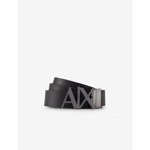 Armani Exchange 951017_cc505 Läderbälte Svart 38 Man