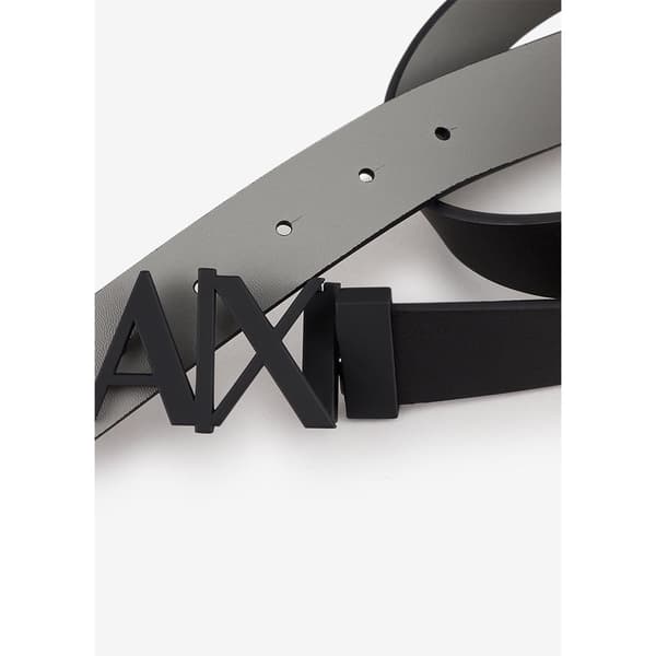 Armani Exchange 951017_cc505 Läderbälte Svart 30 Man