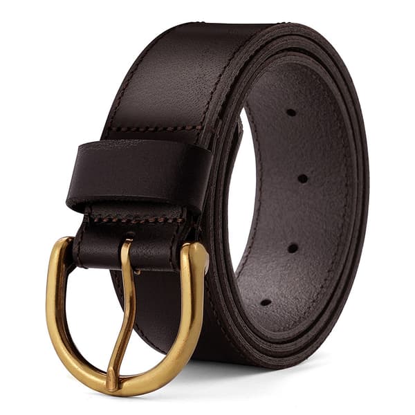 INF Premium skinnbelte for menn, 103,5 cm