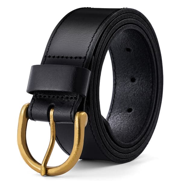 INF Premium skinnbelte for menn, 118,5 cm