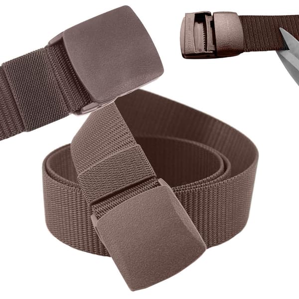 Taktiskt Bälte / Militärbälte - 1,2m x 37mm brun