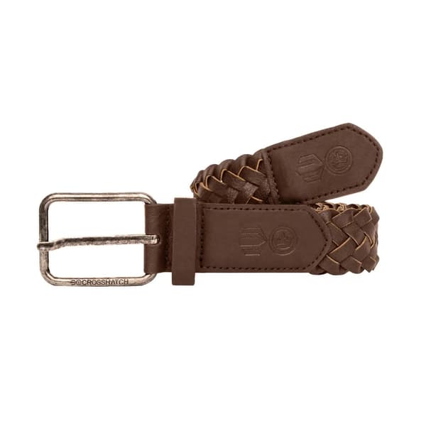 Crosshatch Mens Pretzel Woven Waist Belt