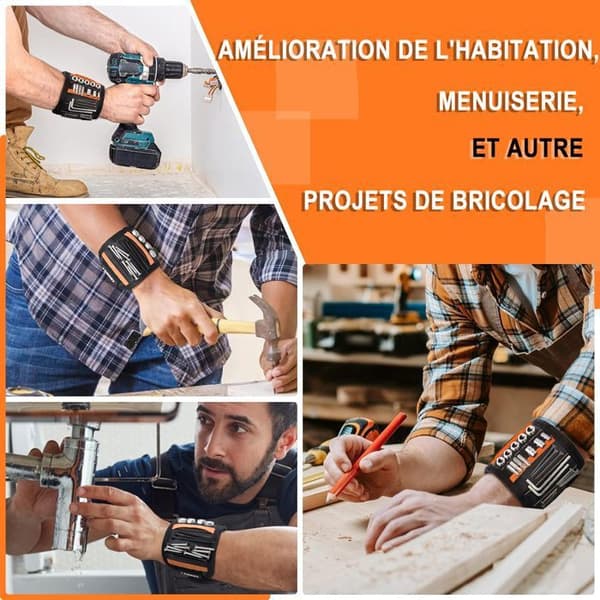 Originalgåvor för män, gör-det-själv-verktyg, farsdagspresent, presentidé för män, magnetiska armband, pappapresent