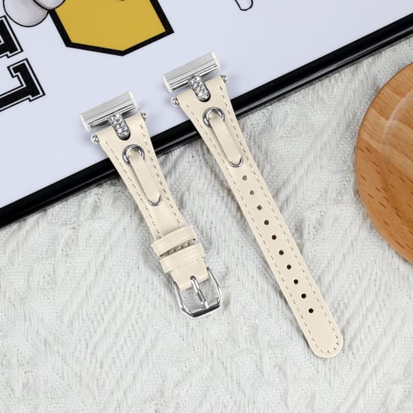 INF Fitbit Versa 3/4 skinnklokkerem med T-formet Rhinestone-design