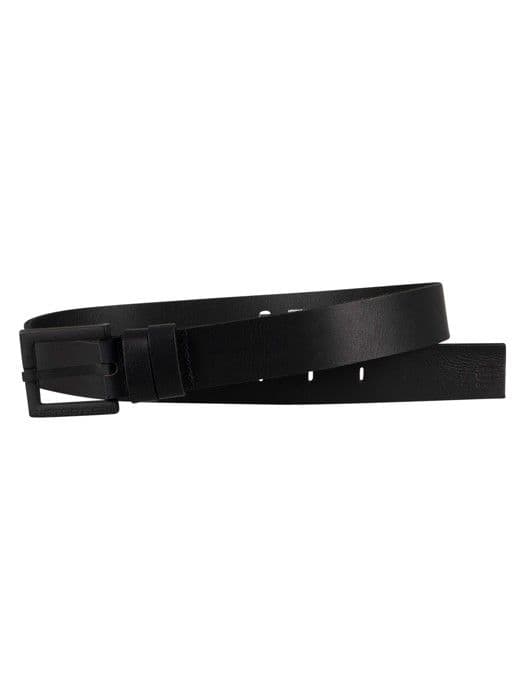 Bälte - G-Star RAW - Duko - Äkta läder - Svart - Bredd 3,5 cm
