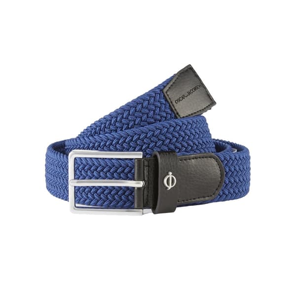 Oscar Jacobson Maxwell Webbed Waist Belt Teal One Size