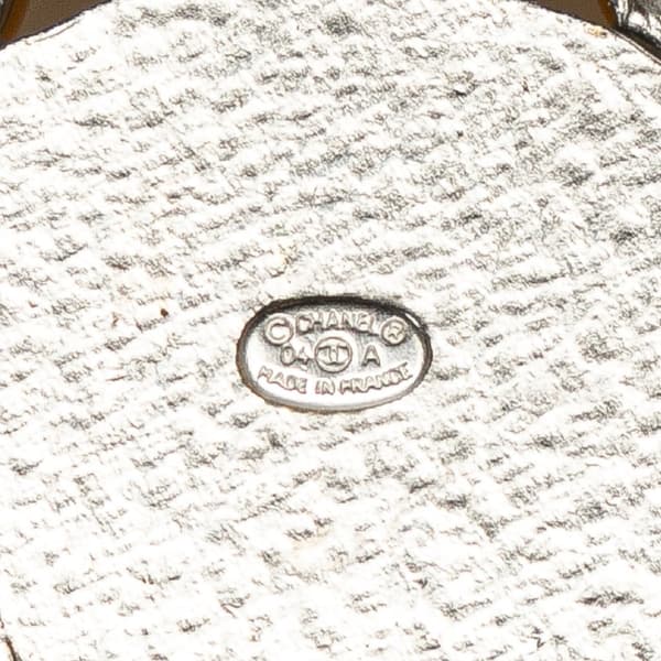 Pre-owned Chanel Silver CC Embellished Chain Belt Silver
