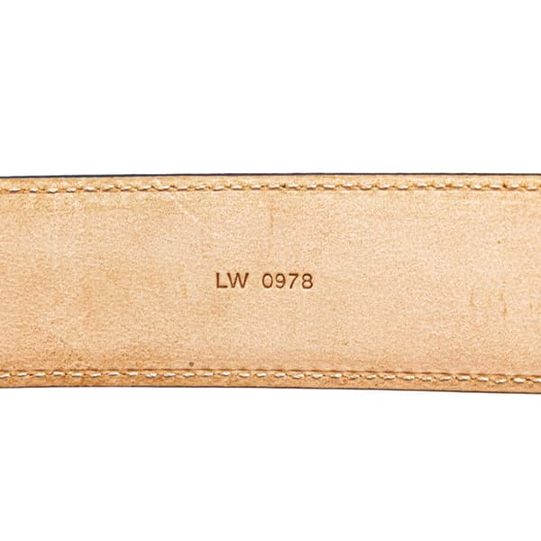 Pre-owned Louis Vuitton Ceinture Classic Belt Black