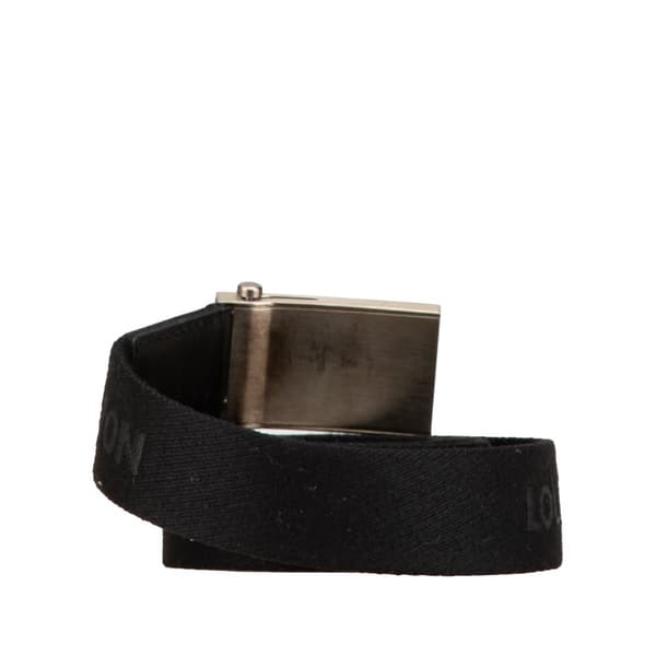 Pre-owned Louis Vuitton Bengale Inventeur Belt Black