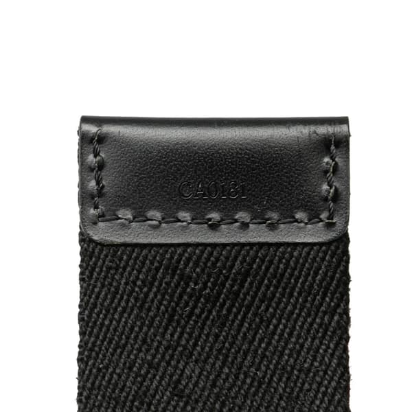 Pre-owned Louis Vuitton Bengale Inventeur Belt Black