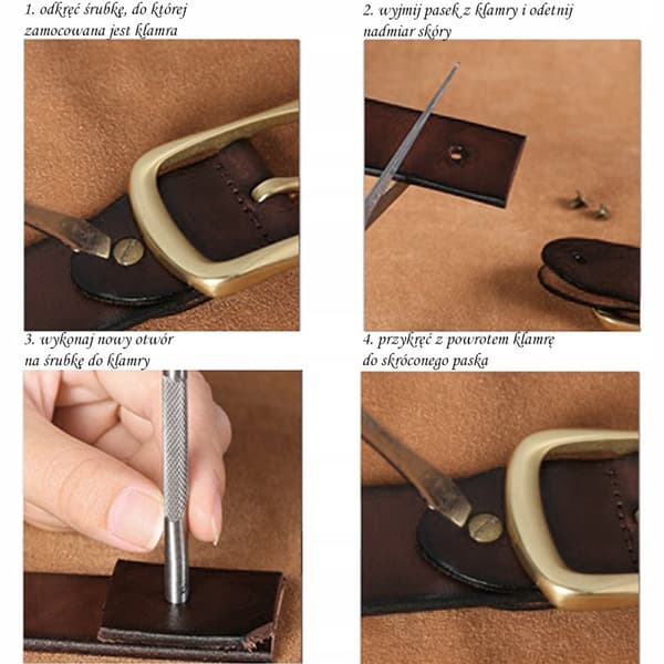 Mænds premium læderbælte bredt 4 cm klassisk grain læder Beltimore