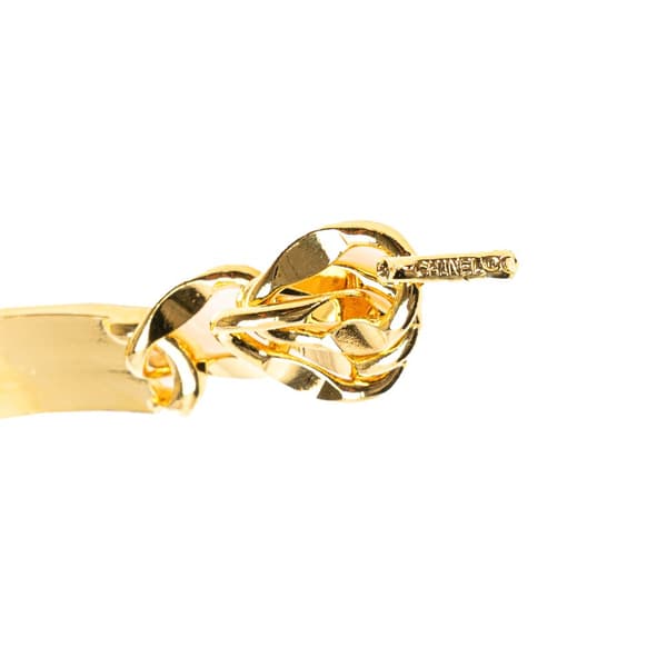 Pre-owned Chanel Gold Plated Medallion Chain Belt Gold