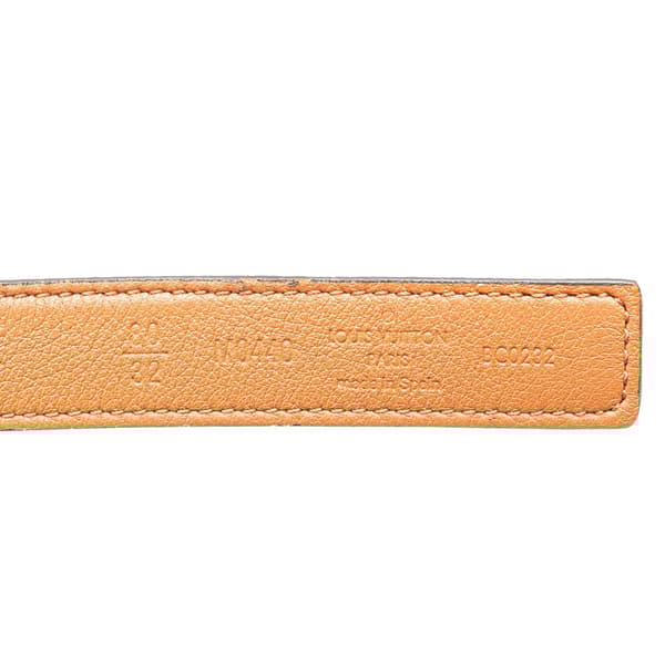 Pre-owned Louis Vuitton Monogram Reverse LV Iconic Reversible Belt Brown