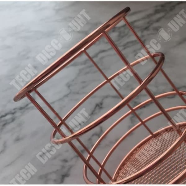 TD® Pennhållare Metall Pennhållare Modern Minimalistisk Kreativitet Ihålig Rund Flerfunktionskontorspapper Förvaring och finish