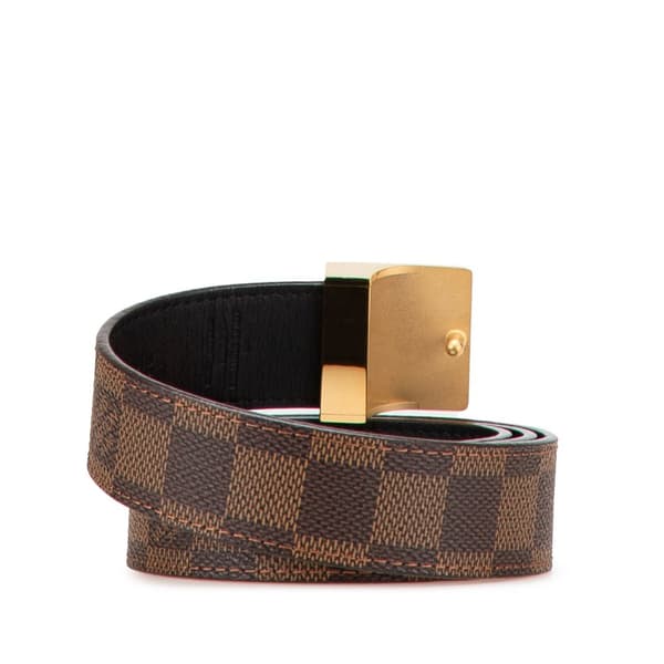 Pre-owned Louis Vuitton Damier Ebene Ceinture Belt Brown