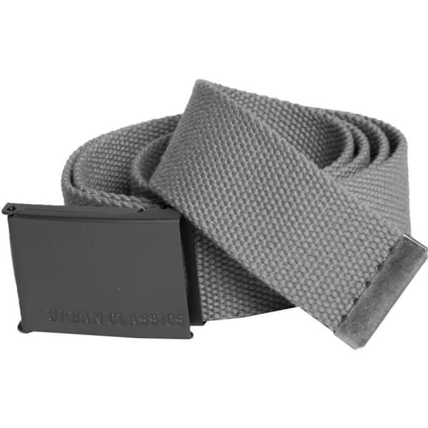 Urban Classics - CANVAS Bälte grå