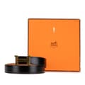 Miniatyrbillede 9 af 9: Pre-owned Hermès Leather Constance H Reversible Belt Black