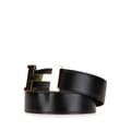Miniatyrbillede 2 af 10: Pre-owned Hermès Leather Constance H Reversible Belt Black