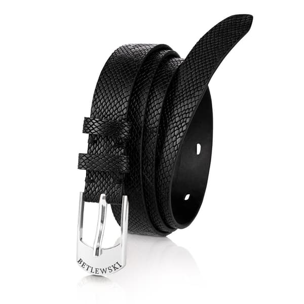 DW20-1-SR-BLACK 80 Damebælte KIRSEBÆR