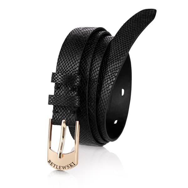 DW20-1-ZL-BLACK 105 Damebælte KIRSEBÆR