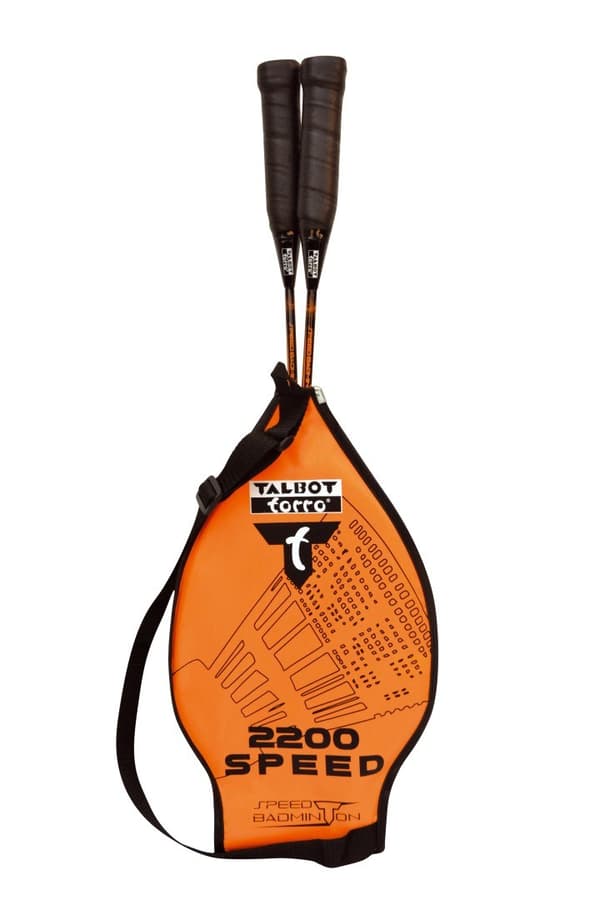 Talbot Torro 490112 sulkapallomaila, alumiini, musta, oranssi, 2 kpl