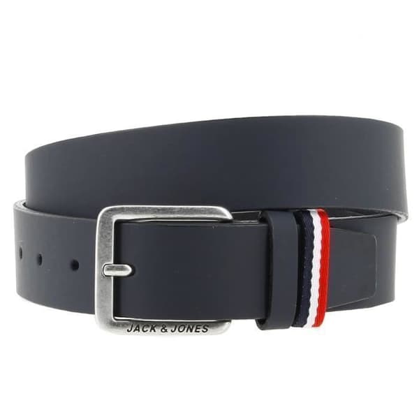 Bälte - Jack and Jones - Jacespo - 100 % läder - Bredd 3,2 cm - Metallspänne