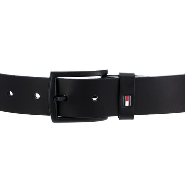 Bälte - TOMMY HILFIGER - Denton Matte Belt 3.5 - Läder 100% - Svart - Chic
