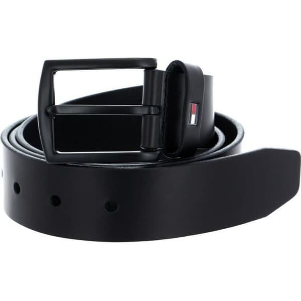Bälte - TOMMY HILFIGER - Denton Matte Belt 3.5 - Läder 100% - Svart - Chic