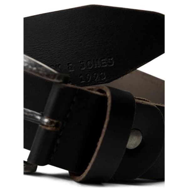 Bälte - JACK & JONES - Buffelskinn - Marron - 4 cm bredd