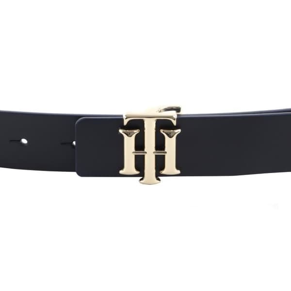 Bälte - TOMMY HILFIGER - SPWW Belts Signature 3.0 - 100% Läder - Bredd 3 cm - Storlek 85-95 cm