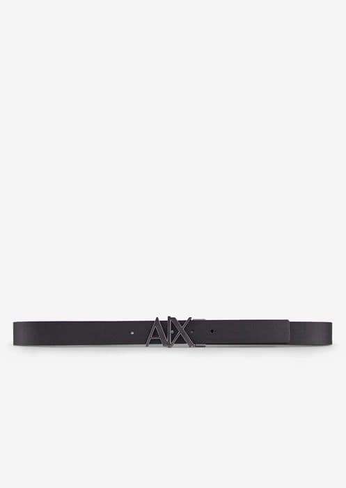 Bälte - Armani utbytesbältesspänne - 951017CC505-43120-38 - Skinny Leather Logo Bälte Herrbälte
