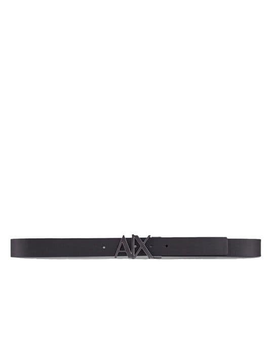 Bälte - Armani utbytesbältesspänne - 951017CC505-43120-38 - Skinny Leather Logo Bälte Herrbälte