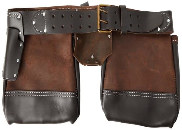 Hilka - 77705002 - Heavy Duty Oljegarvat läder dubbelt verktygsbälte