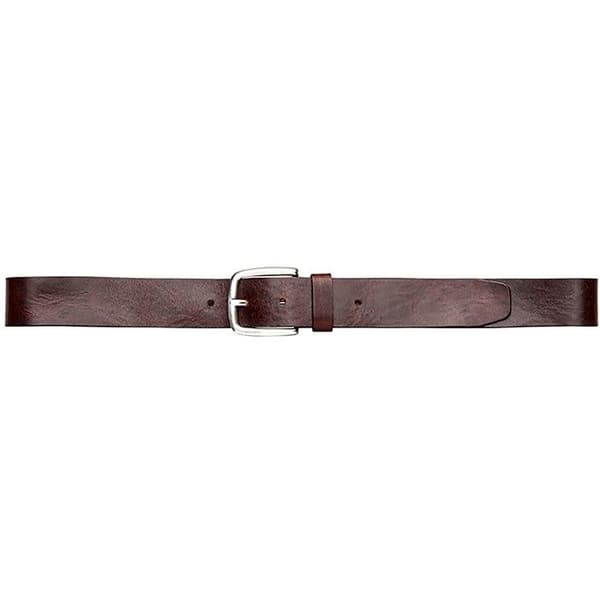 Bälte - Lee - Läder Full Grain - Svart - Vintage Silver Spänne - Chic