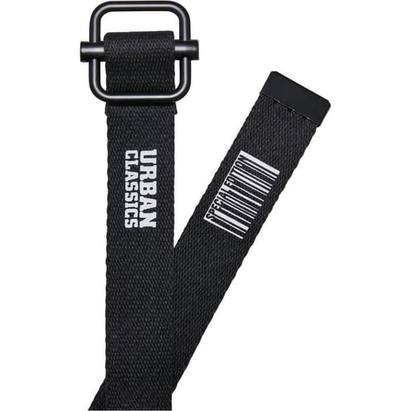 Barnbälten - Urban Classics - Industriell Canvas - 75 cm - 100% Polyester - Svart/Grön