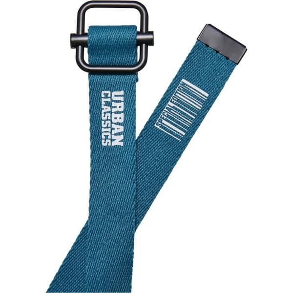 Barnbälten - Urban Classics - Industriell Canvas - 75 cm - 100% Polyester - Svart/Grön