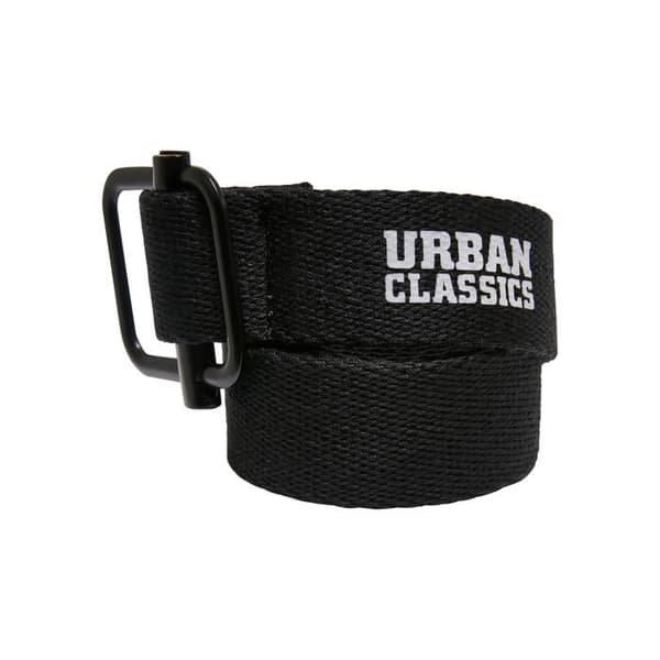 Barnbälten - Urban Classics - Industriell Canvas - 75 cm - 100% Polyester - Svart/Grön